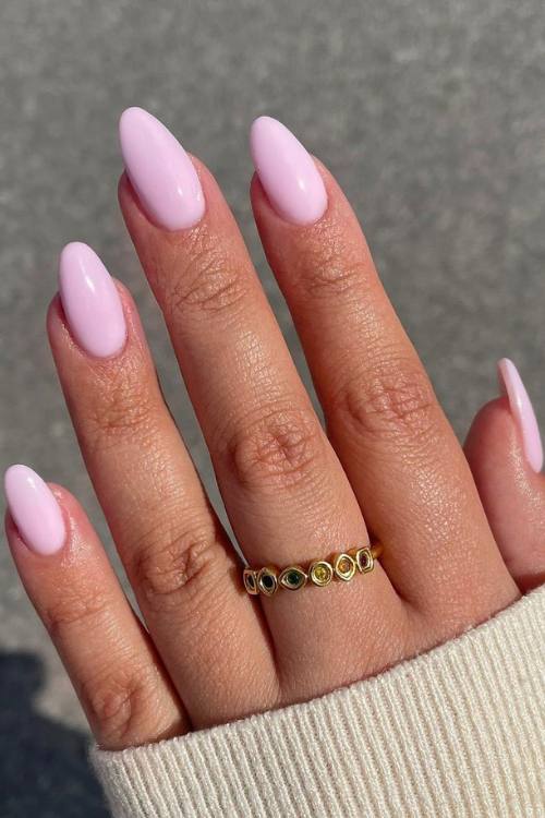 Classy Pink Spring nails