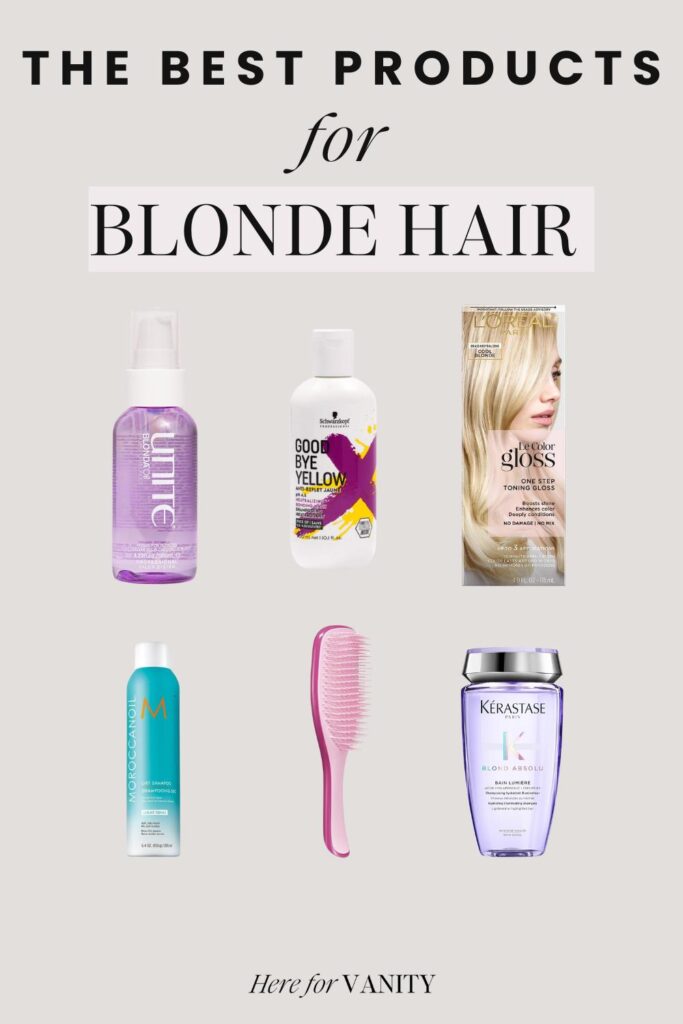Best products for blonde damaged hair