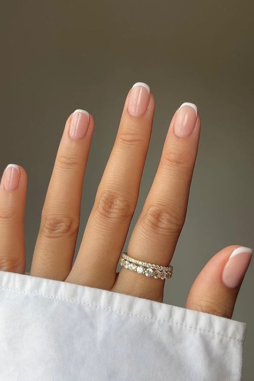 french tip summer nails