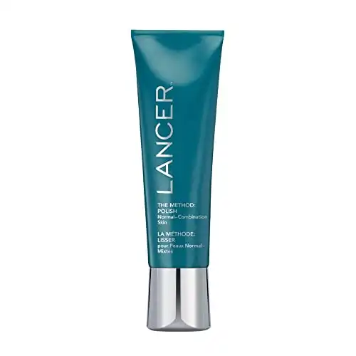Lancer Skincare The Method: Polish Facial Exfoliator, Daily Exfoliating Face Wash with Natural Minerals, Normal Combination Skin, 4.2 Fluid Ounces