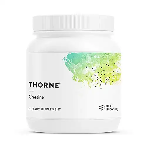 Thorne Creatine – Creatine Monohydrate, Amino Acid Powder – Support Muscles, Cellular Energy and Cognitive Function – Gluten-Free, Keto – NSF Certified for Sport – 16 Oz – 90 Servings