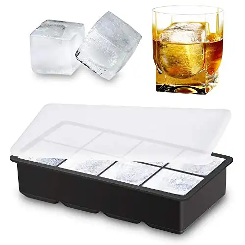 Ice Cube Tray with Lid for Mocktails BPA Free