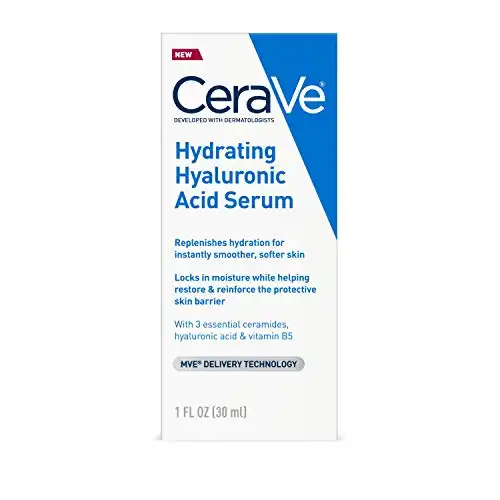 Cerave Hyaluronic Acid Serum for Face with Vitamin B5 and Ceramides