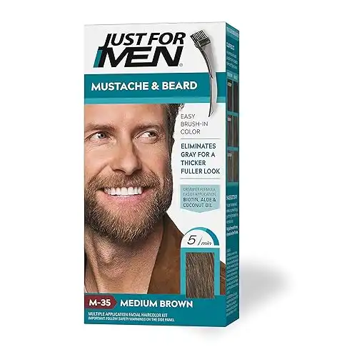 Just For Men Mustache & Beard, Beard Dye for Men