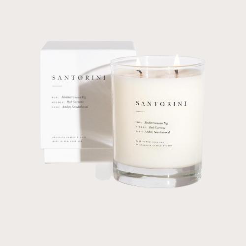 santorini candle