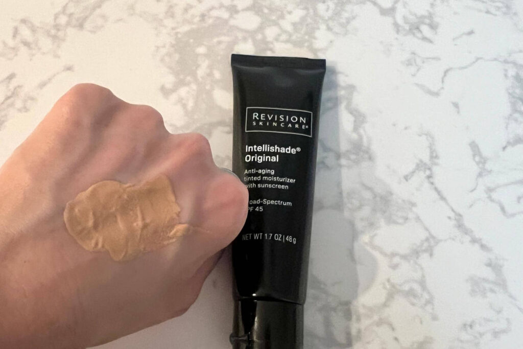 revision skincare intellishade swatches