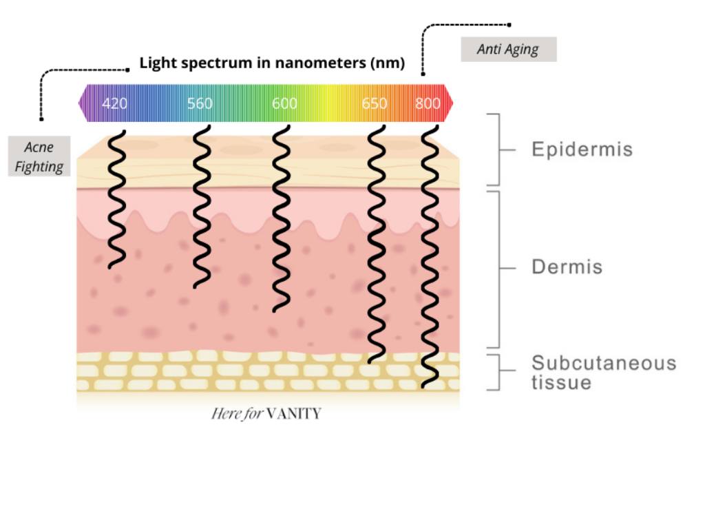 Anti Aging light spectrum