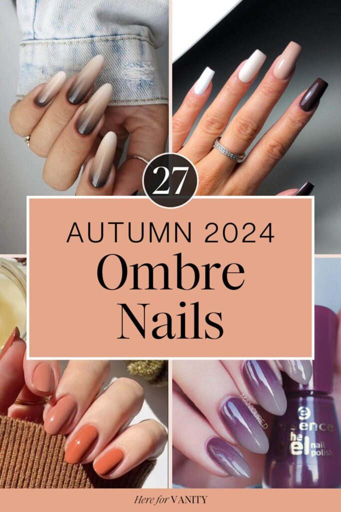 ombre nails fall