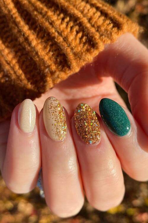 autumn ombre nails