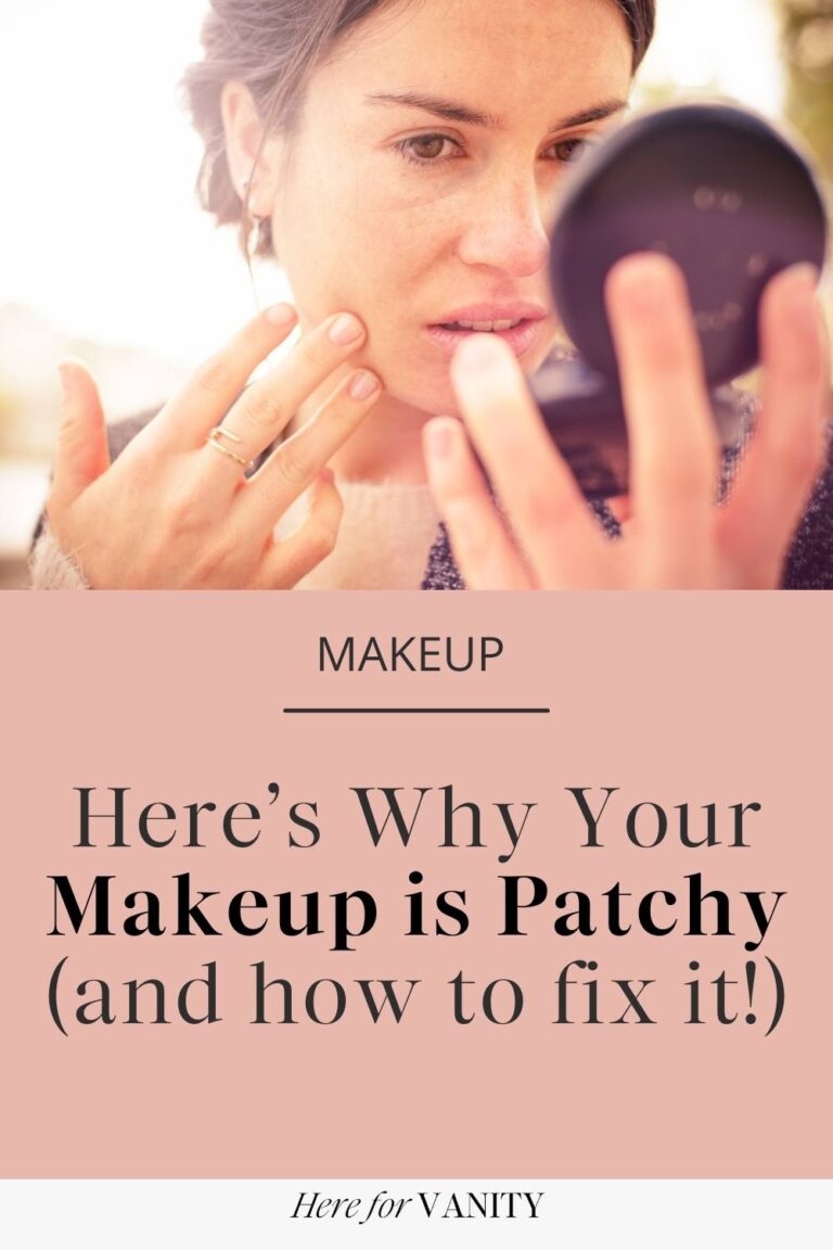 fix patchy makeup