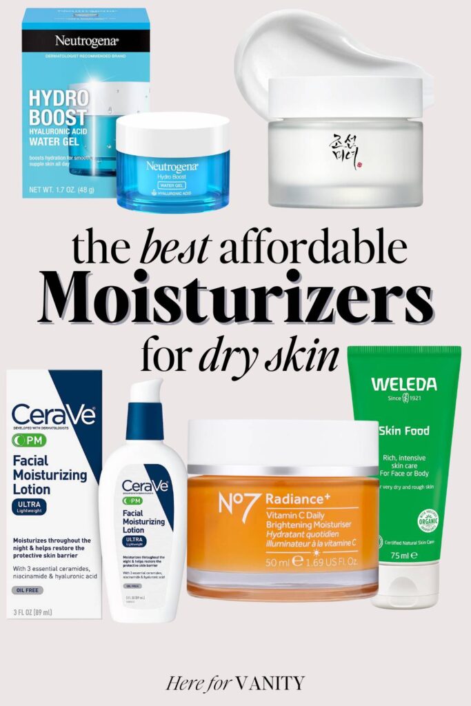 affordable moisturizer dry skin