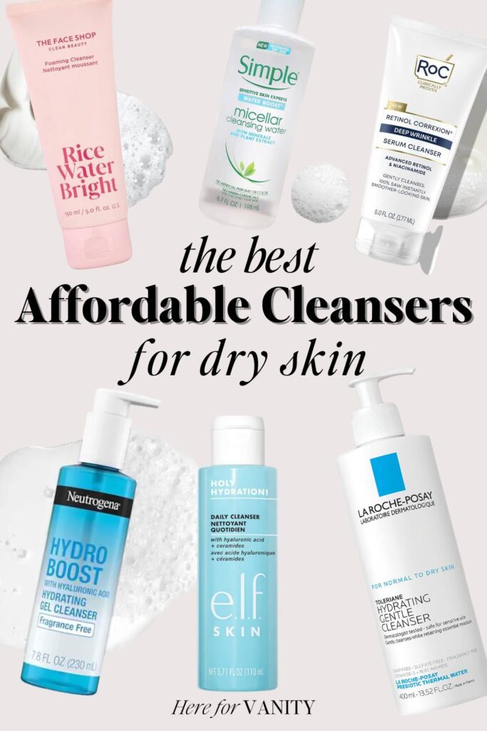 budget skin care dry skin