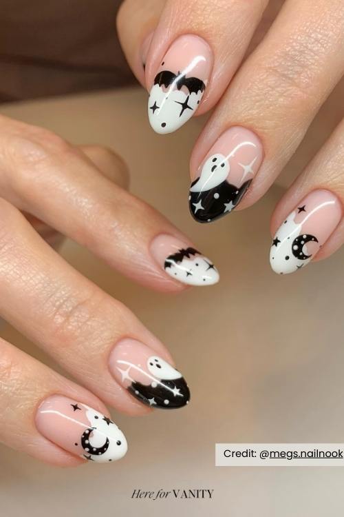 halloween nail design