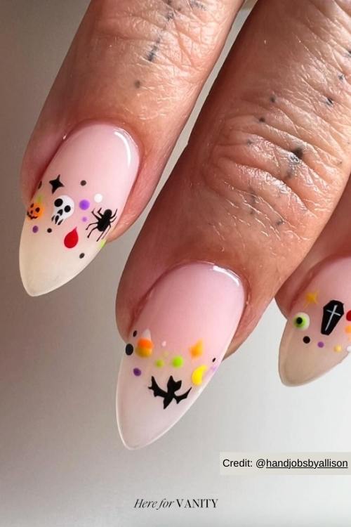 cute fall nail design