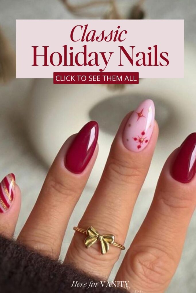 short holiday nail designs