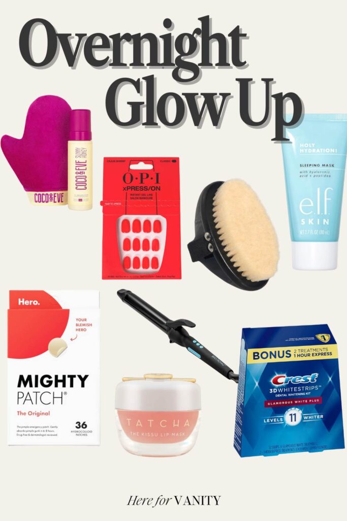 overnight glow up products 