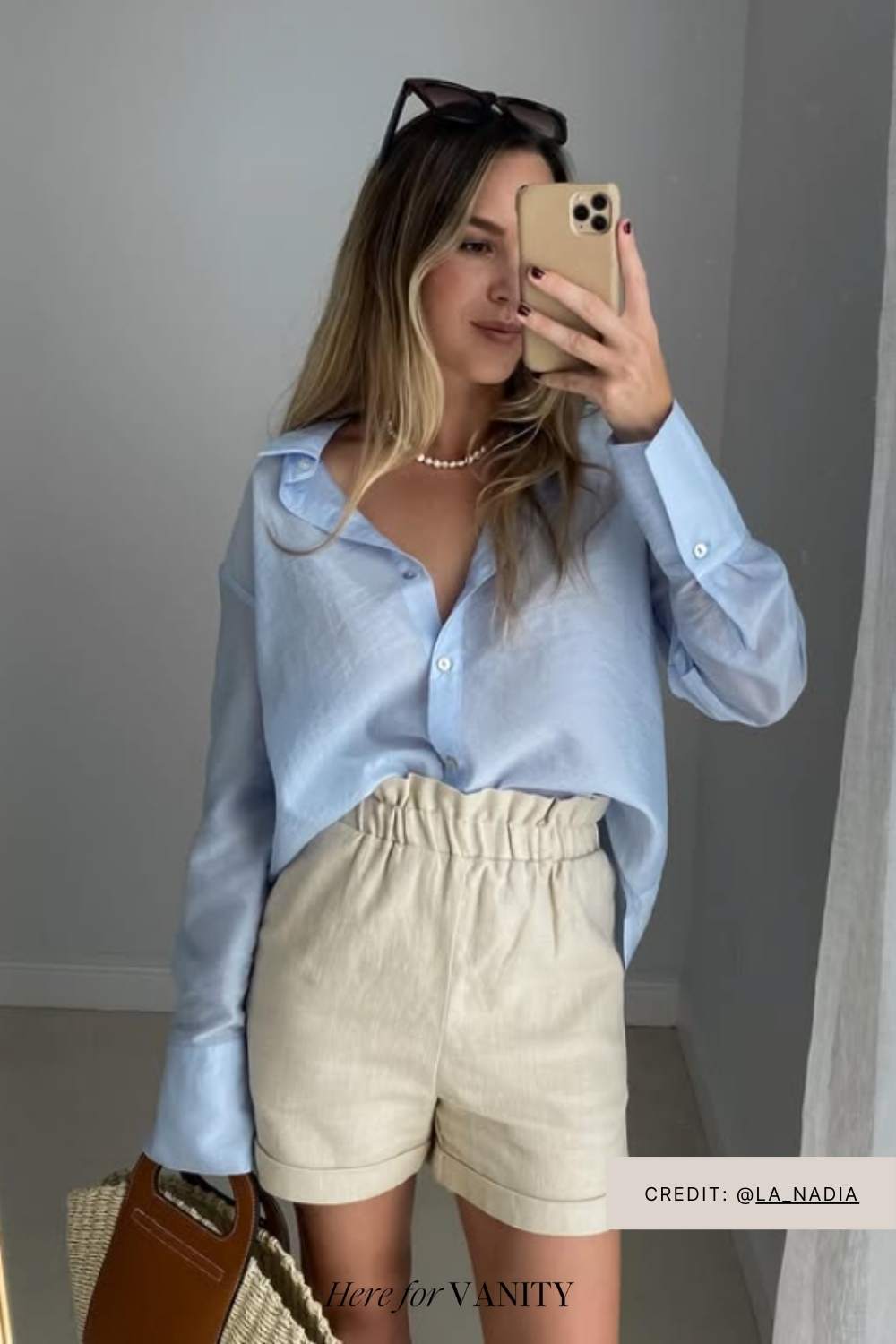 spring blouse for capsule wardrobe