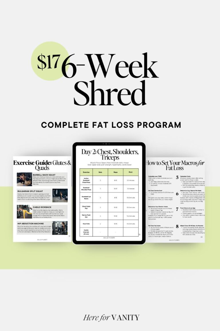 6 Week Shred Program.pdf 6-Week Shred Program - Here for Vanity