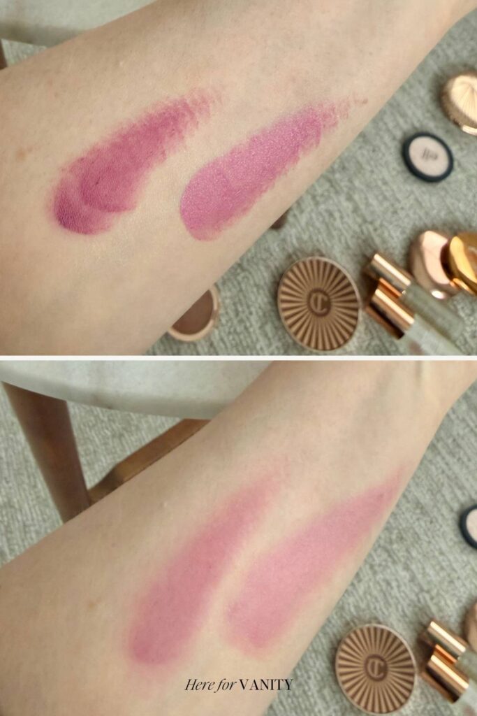 Charlotte Tilbury Blush Swatches