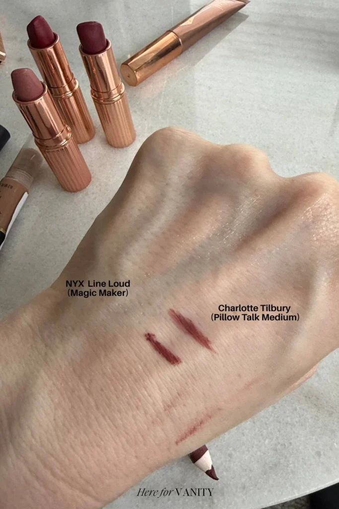 Charlotte Tilbury Pillow Talk Liner Dupe