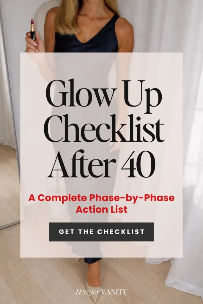 glow up checklist for women after 40