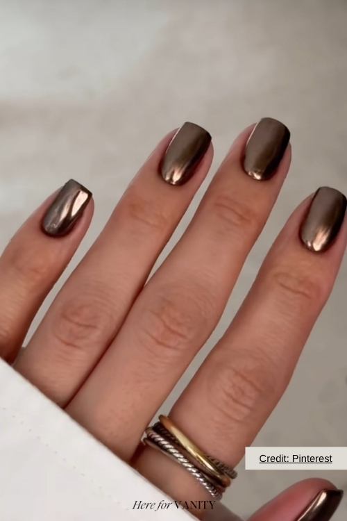 Bronze nails short