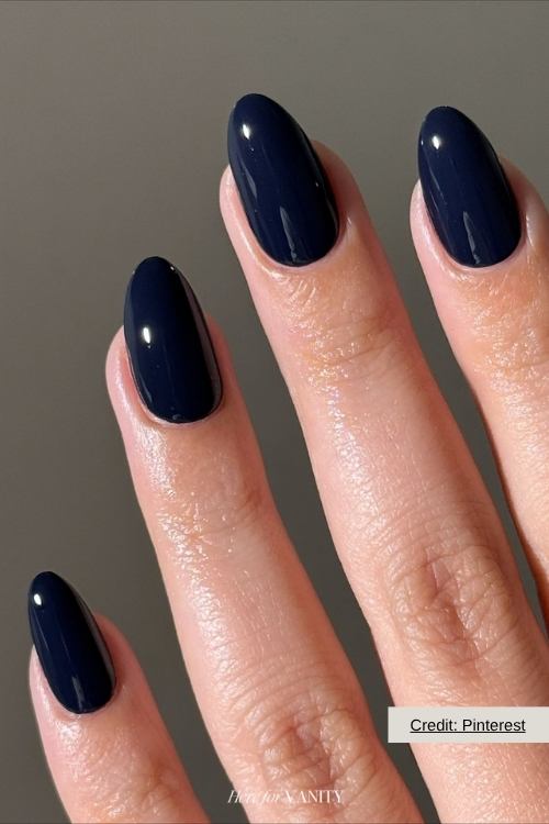Navy nails