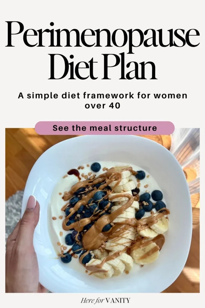 Healthy meal plan for perimenopause 