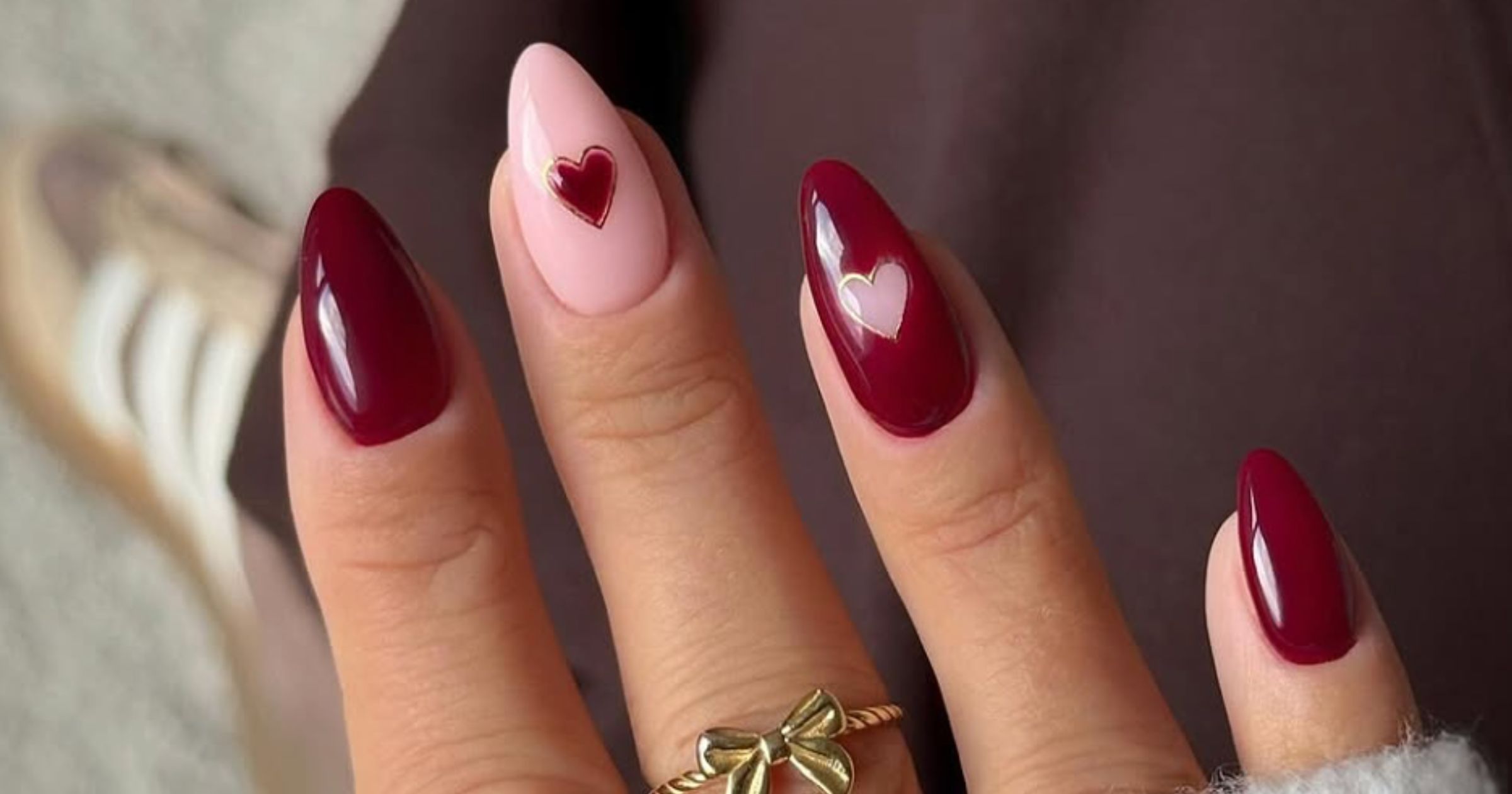valentines nails